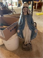 Concrete Statue of Mary