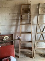 6 foot wood step ladder