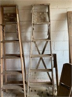 wood 6 foot step ladder