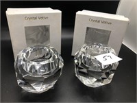 Oleg Cassini crystal votives