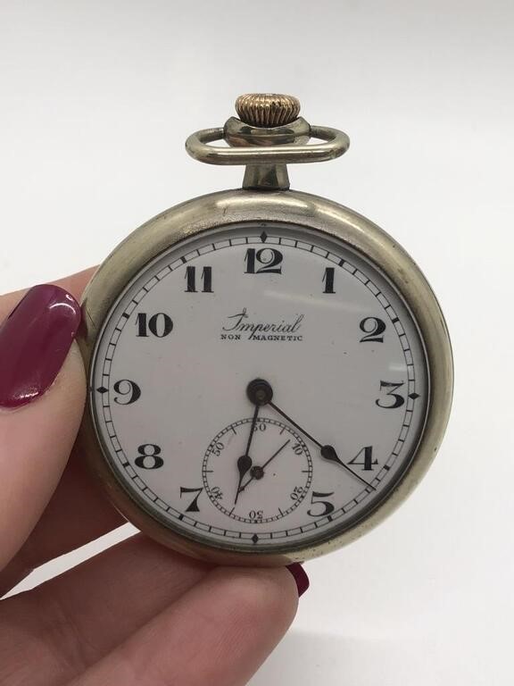 Imperial non magnetic pocket watch