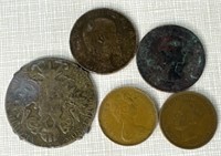 Various Coins- Used Condition