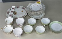 Various Cups/Saucers and Plates
