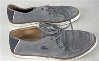 Lacoste Men's Sevrin 2 LCR Suede Deck Shoes - Grey