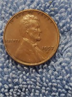 1957-D Wheat Penny