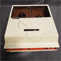 Vintage Sony color auto threading portable video