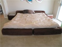 King Size Bed w/ mattress & Night Stands