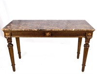 Furniture Jeffco Marble Top Table