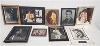 Group of Elvis Presley framed prints, box lot