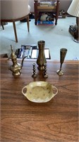 Lot of miscellaneous brass items