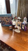 Misc lot of carousel  items puzzle and more