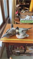 Three Danbury mint decoys, pine tail ducks,