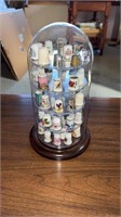 Variety of thimbles in case