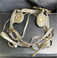 Vintage black star harness parts