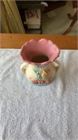 Hull art pottery bowknot floral vase.