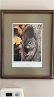 Framed and matted Picture signed by Neal Anderson