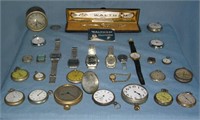 Large collection of antique and vintage wrist and