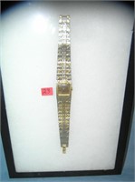 Geneva gold toned wrist watch
