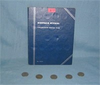 Buffalo nickle collection with booklet