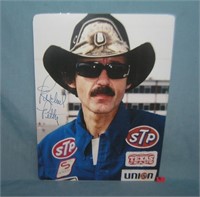 Richard Petty NASCAR pictural retro style sign