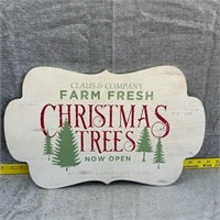 Christmas Tree Sign Wall Art