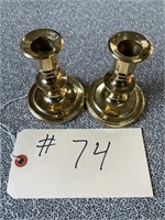 PAIR OF BALDWIN CANDLE HOLDERS
