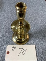 SINGLE BALDWIN CANDLE STICK WITH DRIP RING