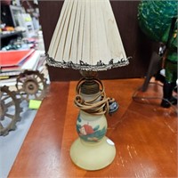 Antique lamp - glass base