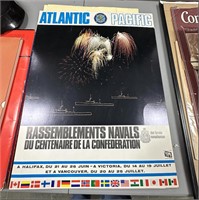 Atlantic Pacific - confederation military poster