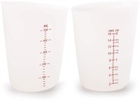 2 pack Silicone Measuring Cups