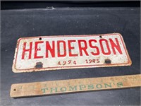 Henderson tag
