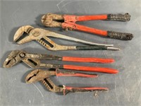 Bolt cutters and adjustable wrenches