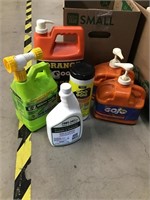 Garage Shelf Bundle Disinfectants