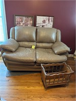Leather Love Seat & More