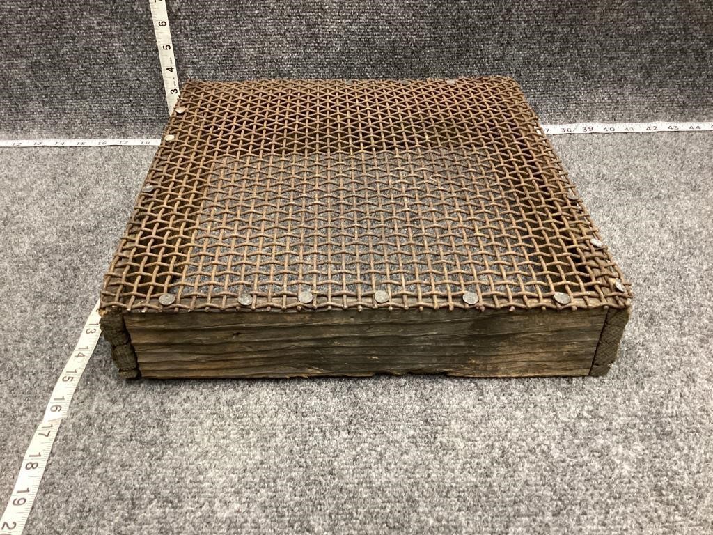 Old Wood and Metal Grate