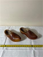 Antique wooden shoes