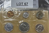 1961  US mint Philadelphia coin set