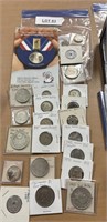 Mixed lot of foreign coins