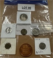 Mixed lot of coins