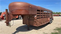 1977 Hale Gooseneck Livestock Trailer BOS ONLY