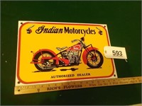 Indian Motorcycles Tin Sign