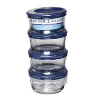 O3046  Anchor Hocking 1 Cup Glass Containers