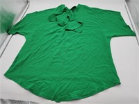 Women's Short Sleeve Baggy Shirt - M