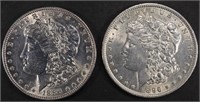 1886 & 1896 MORGAN DOLLARS AU/BU
