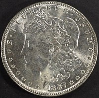 1887 MORGAN DOLLAR CH BU