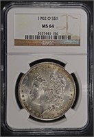 1902-O MORGAN DOLLAR NGC MS64