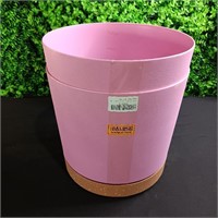 QCQHDU 12in Plant Pots - Pink  Indoor/Outdoor
