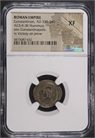 AD 330-340 CONSTANTINIAN ROMAN EMPIRE NGC XF