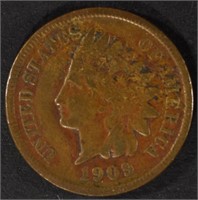 1909-S INDIAN CENT GOOD, CORROSION