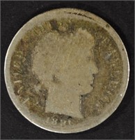 1896-S BARBER DIME AG/G